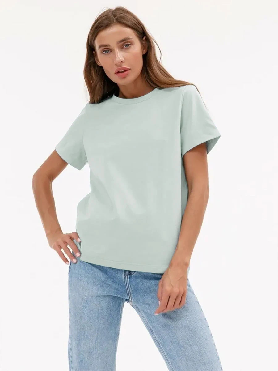 100% bomuld T-shirt til kvinder